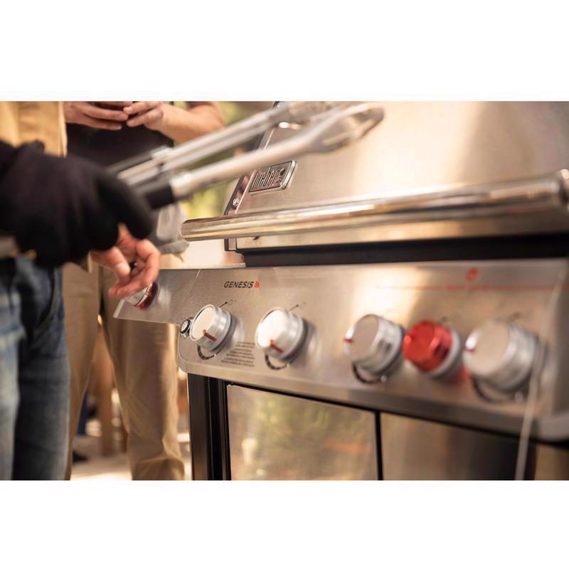 Weber Genesis S-435 4 burner Liquid Propane Grill Stainless Steel - Image 2