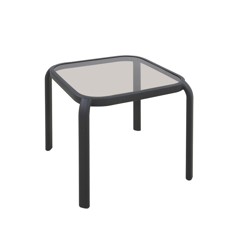 18" Square Glass Top Side Table - Image 4