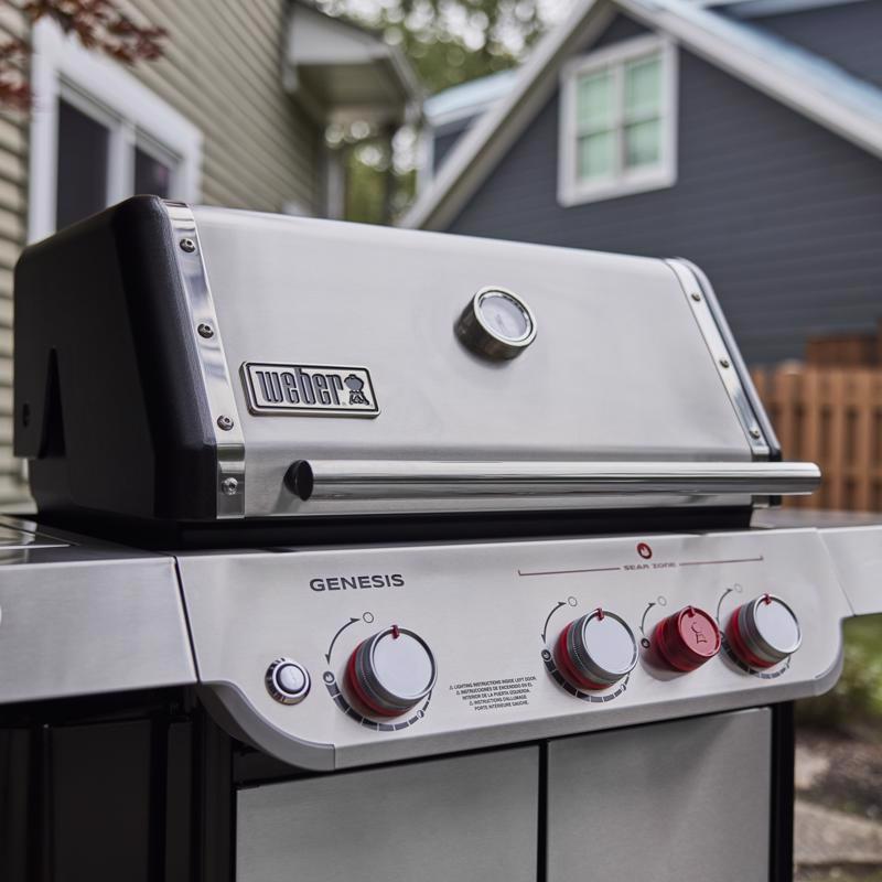 Weber Genesis S-335 3 Burner Natural Gas Grill Stainless Steel - Image 4