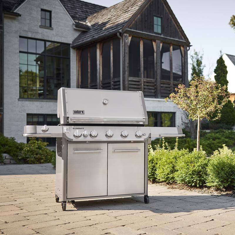 Weber Summit FS38 S 5 Burner Liquid Propane Grill Stainless Steel