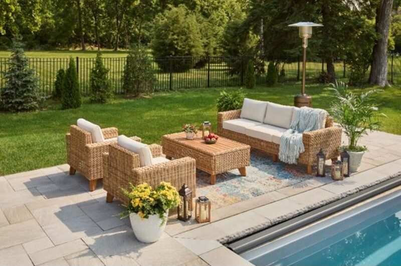 Guinevere 4pc Deep Seating Chat Set