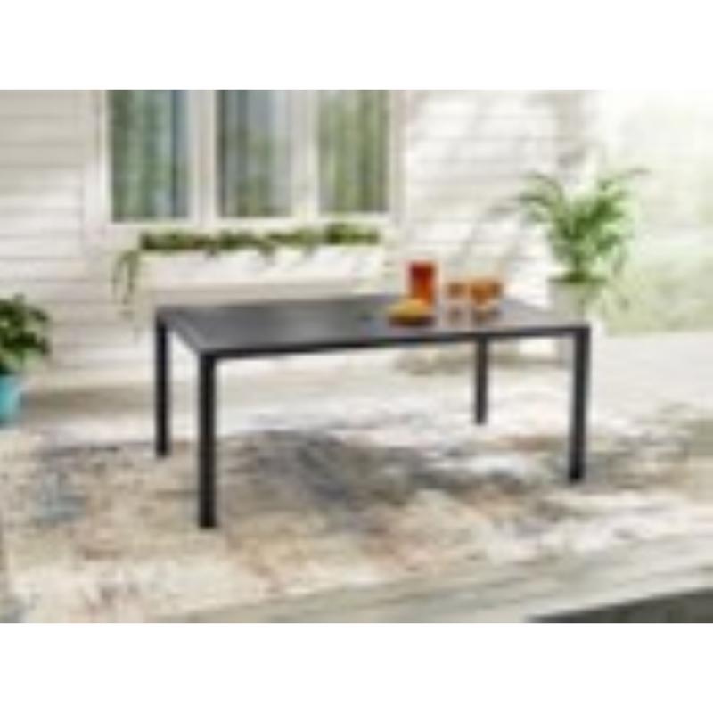 Wood Slat 66" x 40" Rectangle Table