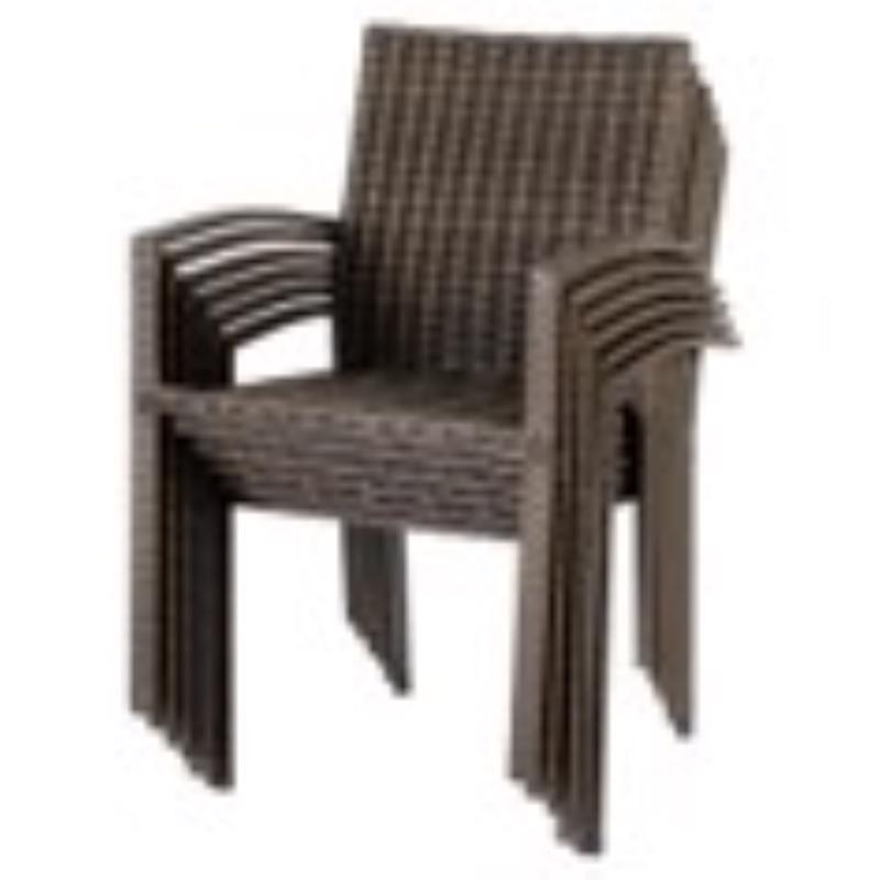 Wicker Stacking Chair - Image 3